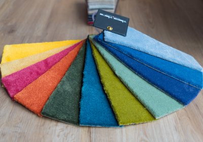 Kräftige Farben Principessa Auslegware, Teppichboden verbessert auch die Raumakustik
